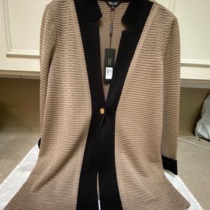 Misook Tailored Fit Knit Jacket